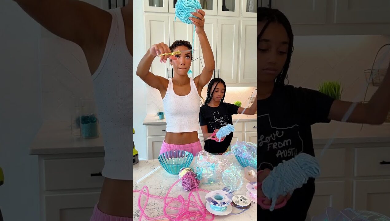 DIY jellyfish decor using my favorite thing… dollar tree bowls!! 🪼🫧