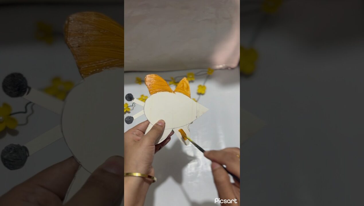 Diy Haney bee 🐝 making😍#craft #diy ideas #shorts feed