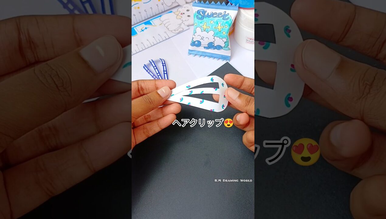 😍手作りのヘアクリップ #diy #shorts #craft #diyideas