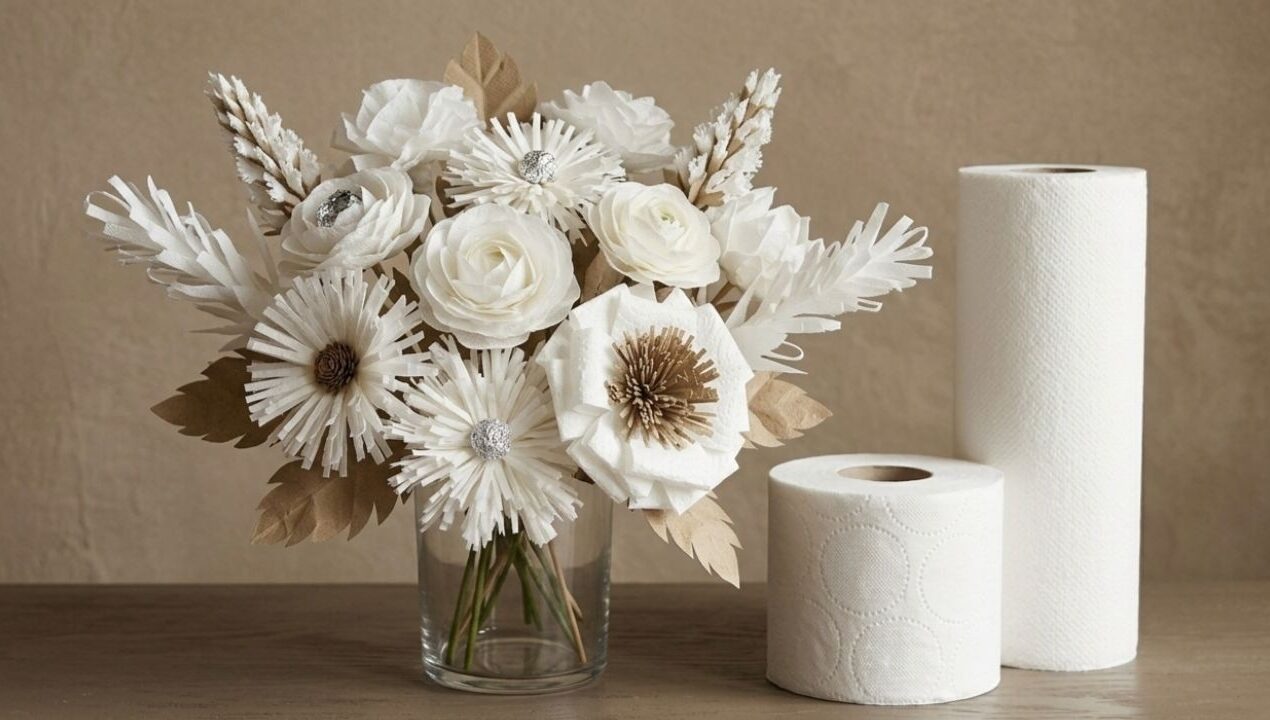 Best DIY Crafts! Beautiful Decorations from Toilet Paper & Paper Towel! Creative Handmade Ideas