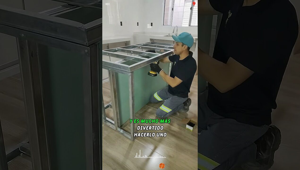 This DIY Kitchen Island Will Save You Thousands – Here it is! #youtube #diy #build #didyouknow