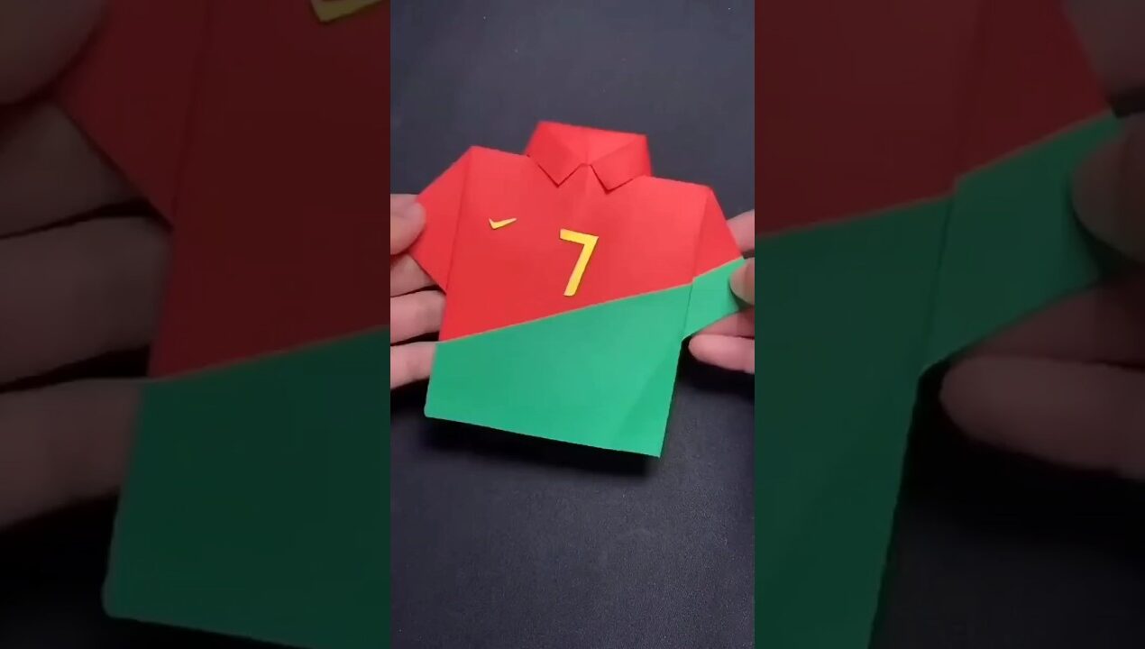 Paper Shirt Craft #diycraft #papercraft #art #craft #craftideas #origami #shirt #diy