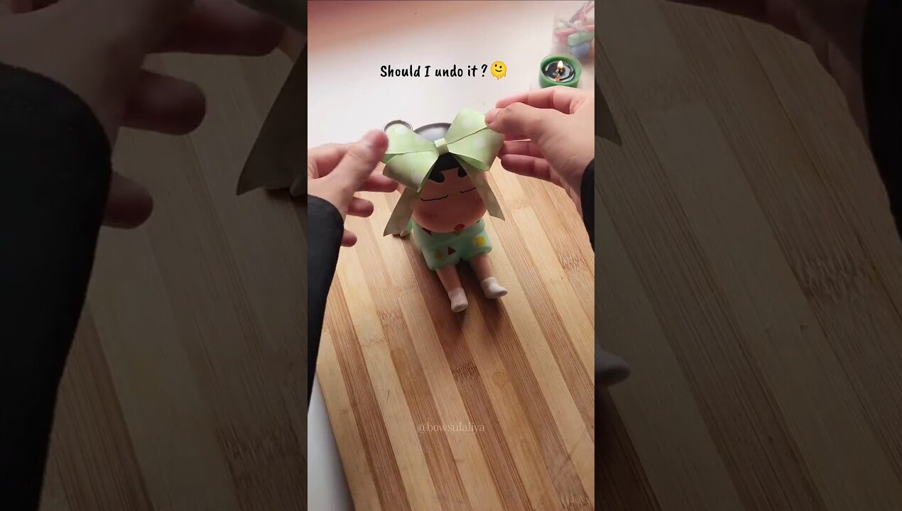 I made something for Shinchan… look what he did 😂