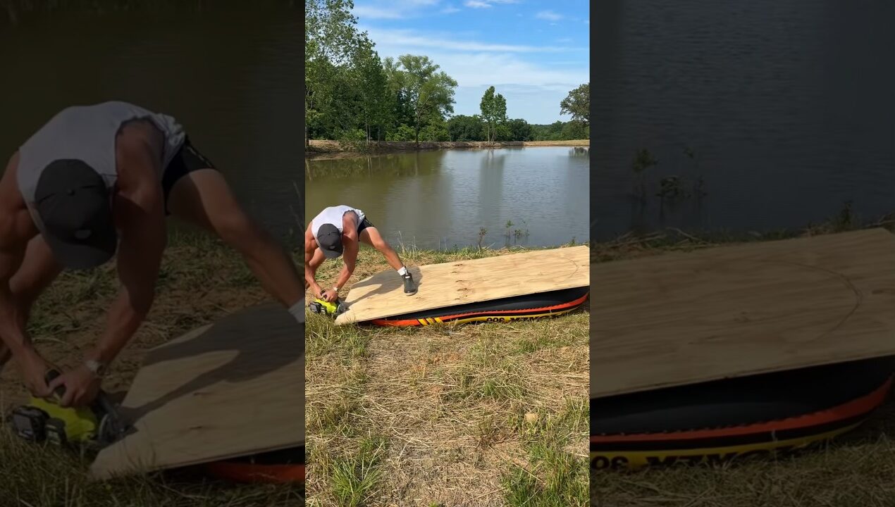 From inflatable raft to motorboat #handyman #diy #craftsmanship  #construction #doityourself