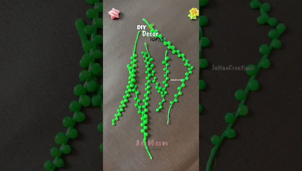 Artificial plants using hot glue 🍃🪴 #diy #craft #decor #shortvideo