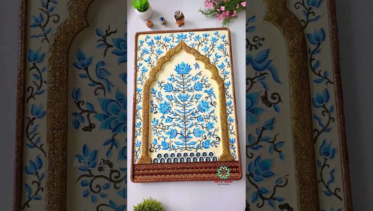 New designs✨️ Jharokha resin florals #trending #shorts #viral #diy #crafts #motifs #customized #art