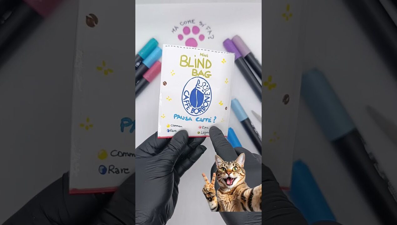 BORBONE BLIND BAG 😱 #tutorial #diy #papercraft #coffee