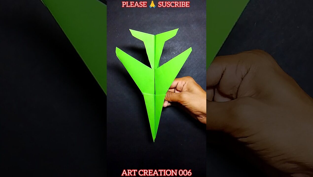 how to make best paper jet plane 🤩 #viralshorts