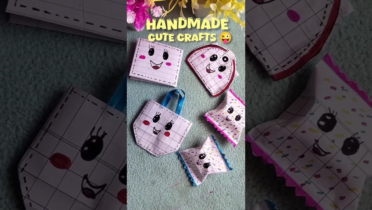 My Handmade Cute Crafts 😜! Paper Se Cute Crafts Kese Bnae. Easy Paper Crafts . #diy #craft #viral
