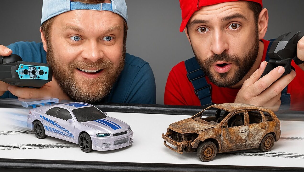 🚨 $1 RC Car vs $100,000 Monster Truck – The Most INSANE DIY Race Ever! 🏎️🔥