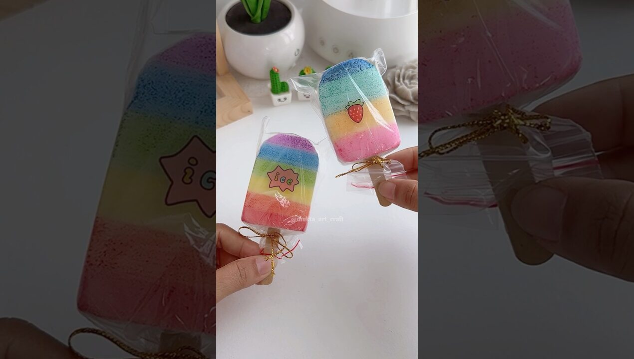 ✨DIY Squishy Ice-cream 🍧🧊 #shorts #art #diy #craft #muktaartandcraft #youtubeshorts