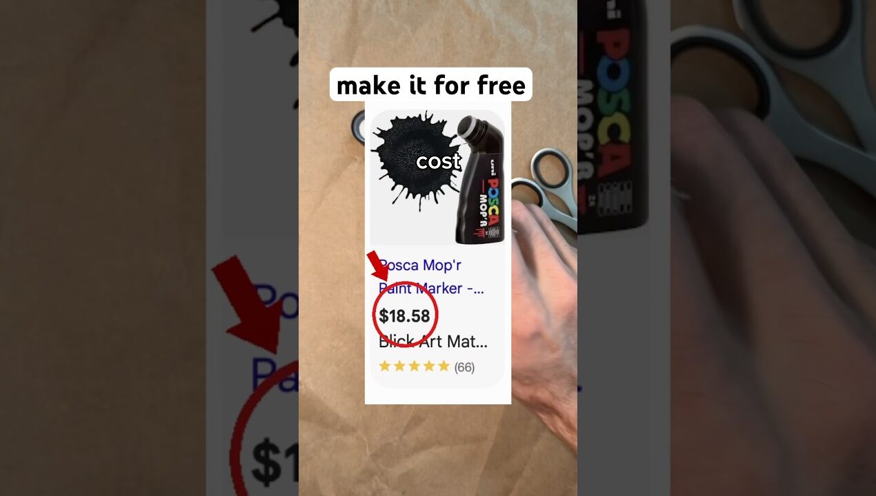 How i make a MOP! This easy DIY marker is very worth it #mop #graffiti #markers #diy #artsupplies