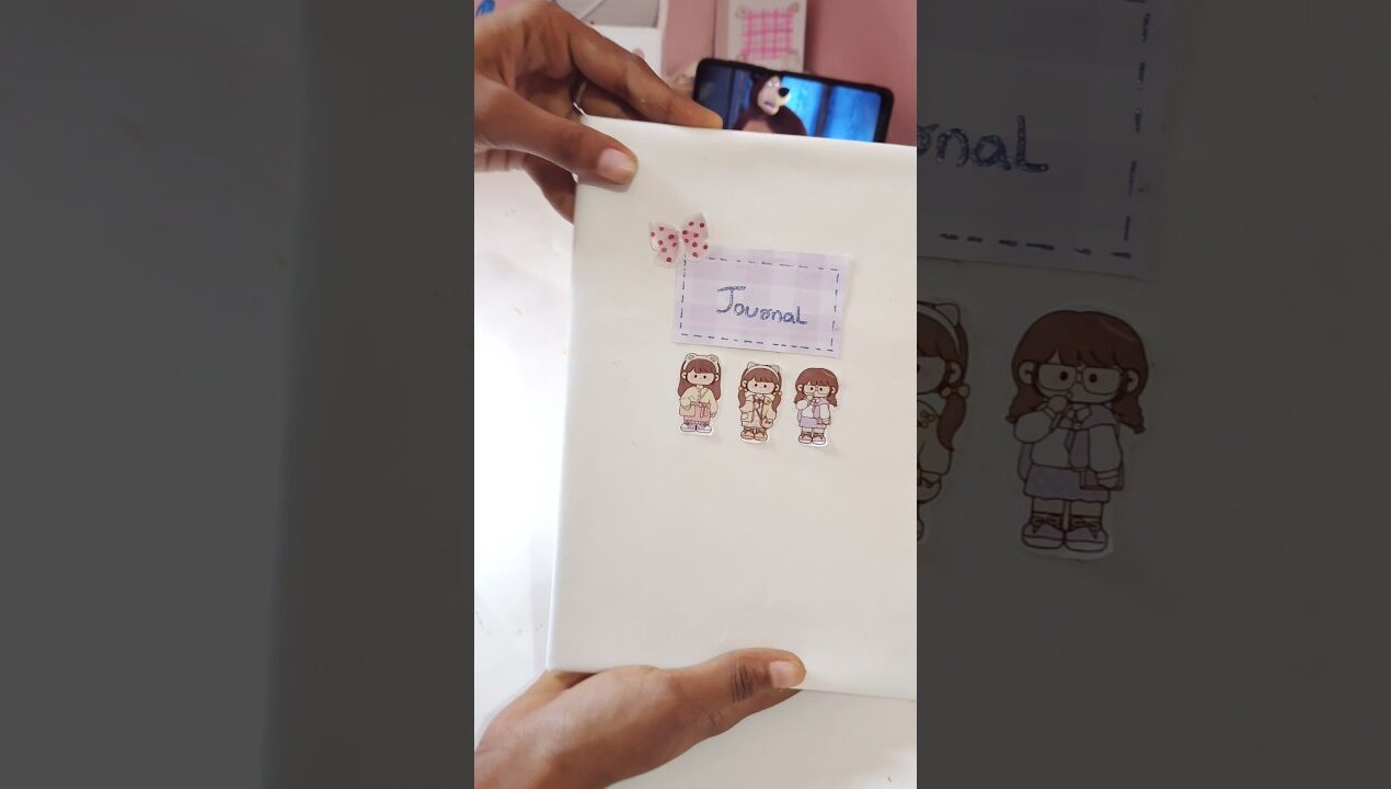 20 രൂപയ്ക്ക് journal book ഉണ്ടാക്കാം 📔🍄#shorts #diy #journal #cuddlecloud