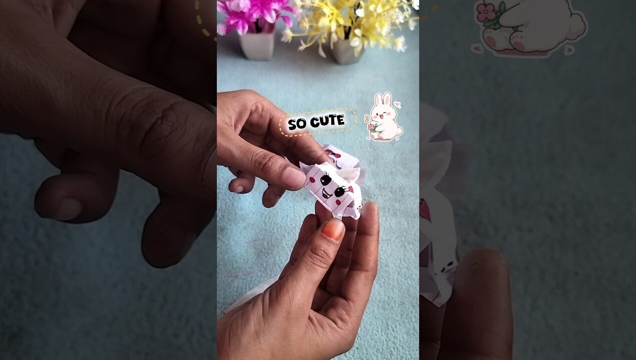 DIY Cute Mini Paper Soap 🫧! Paper Se Tissue Box Kese Bnae. #diy #craft #viral #tissue #box #shorts