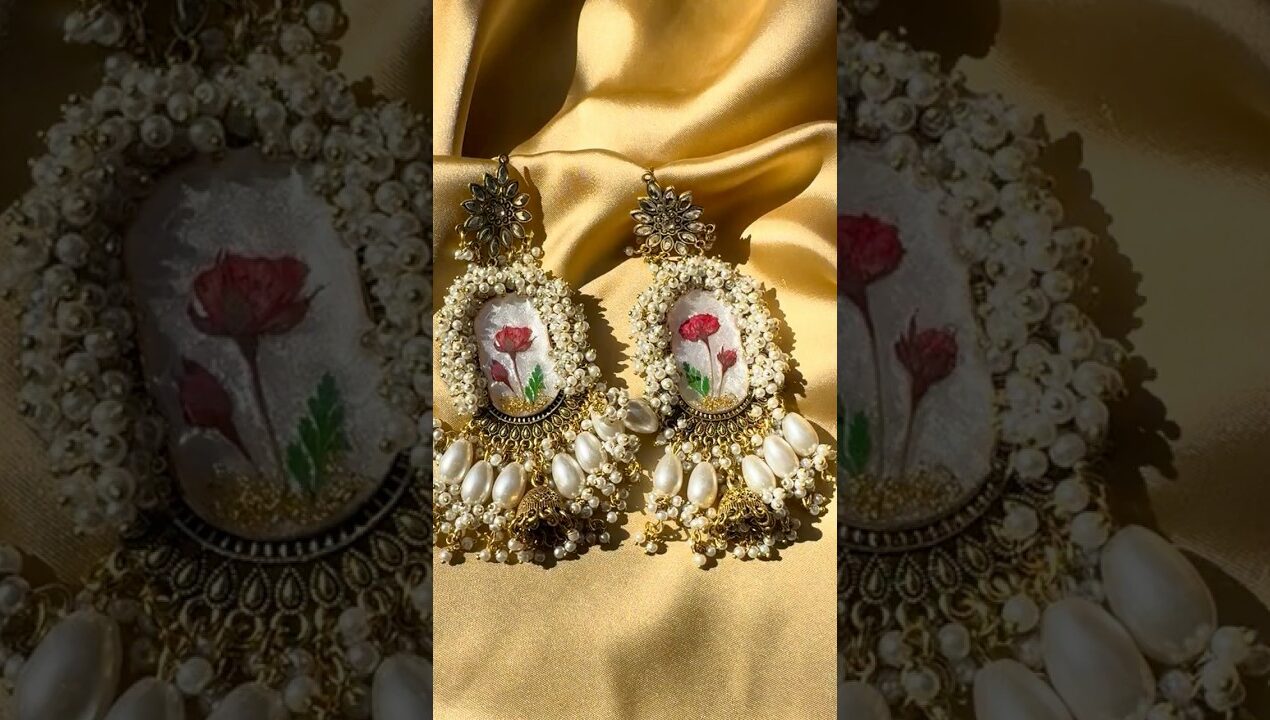 Resin Jhumka | Resin Earing |  +923337623421 #resinjewelry #resinearrings #jhumka #resinjhumka #diy