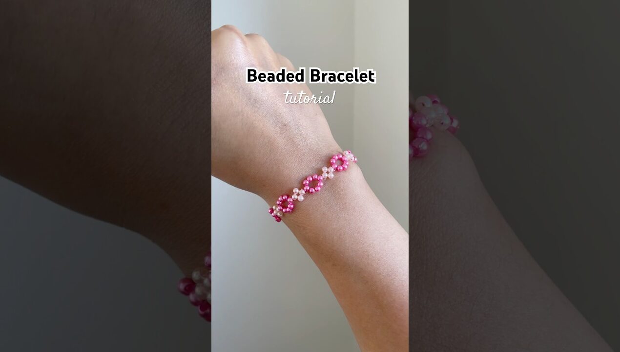 beaded bracelet tutorial #beadedbracelet #tutorial #diy #preppy