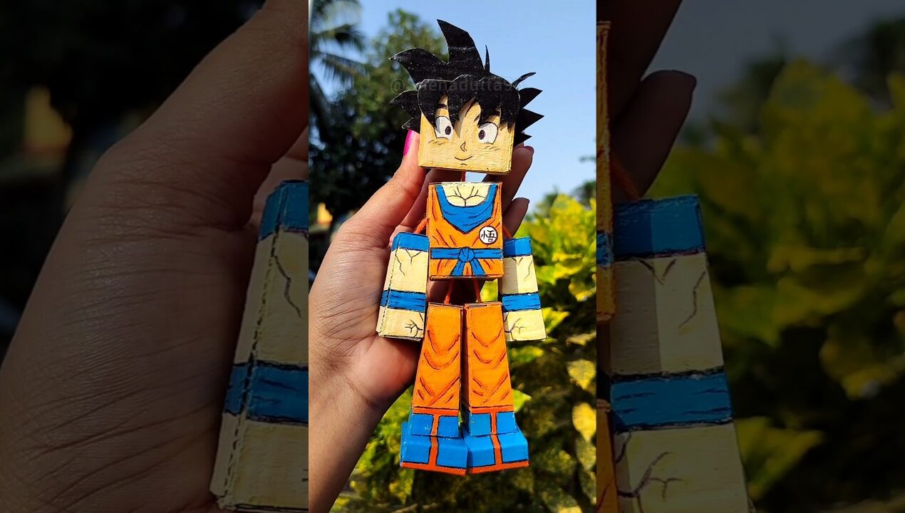 DIY Goku #shorts #youtubeshorts #diy #goku #artandcraft #viral #trending