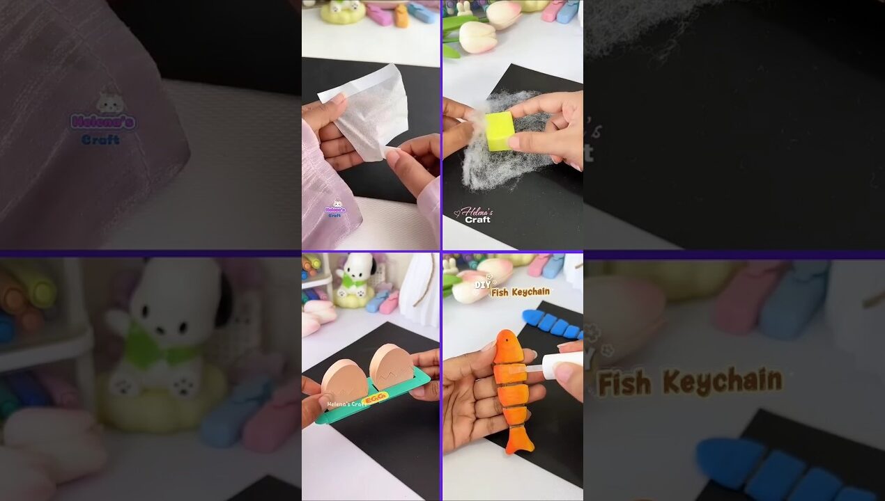 4 Creative Craft Ideas 🤩 #shorts #diy #craft #helenascraft #diyideas