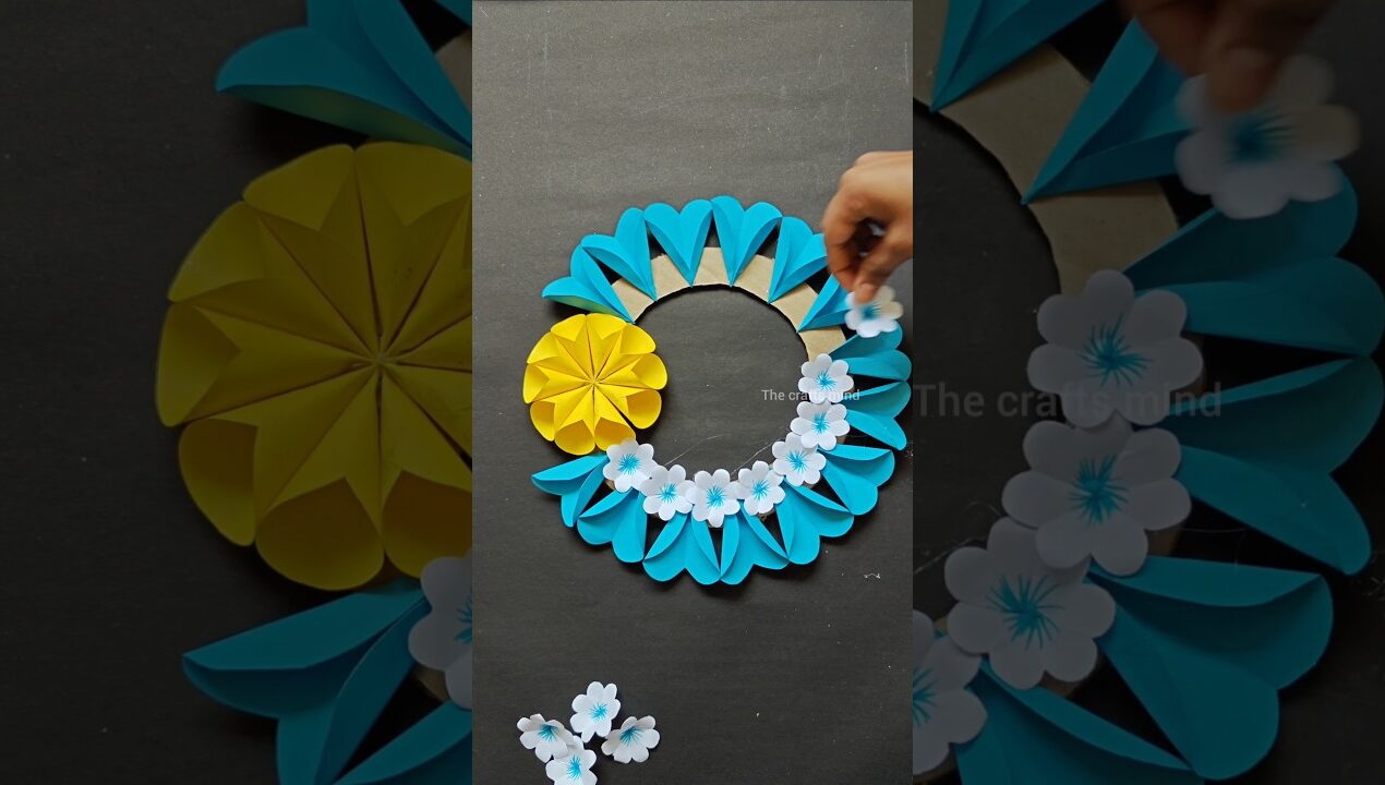 Unique paper craft ideas ❤️ #diy #papercraft #ytshorts #homedecor