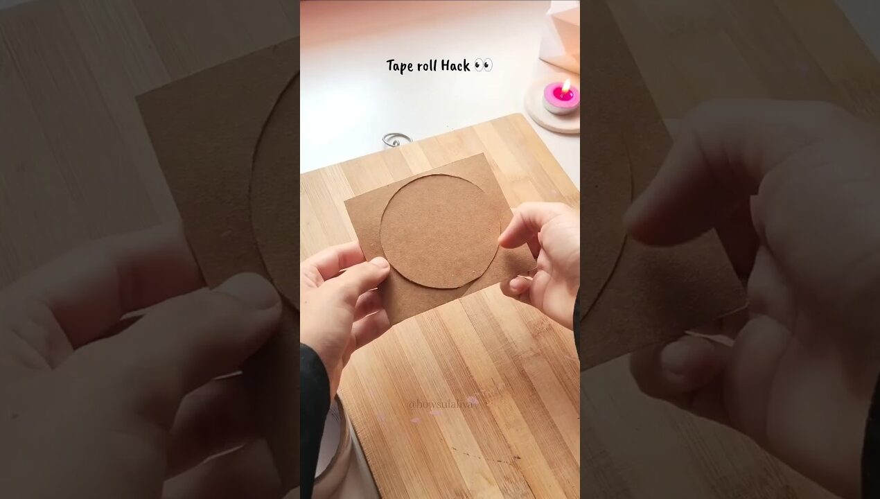 😍🫶🏻 I turned a tape roll into something useful… wait for it 😳