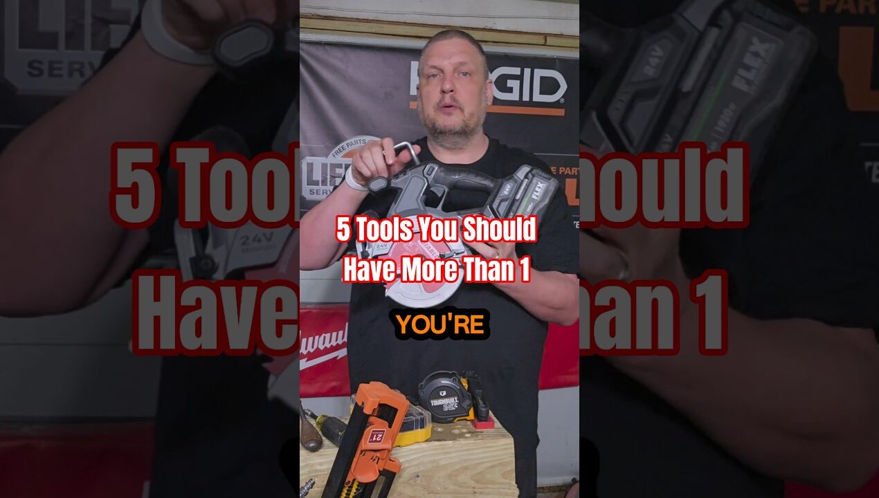Five Tools You Should Have More Than One #milwaukee #dewalt #tooltestraw #diy #howto #construction