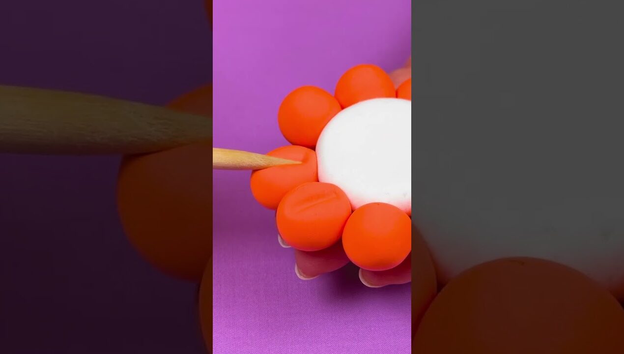 DIY Clay Flower 🌸🎨 Creative Art #clay #diy