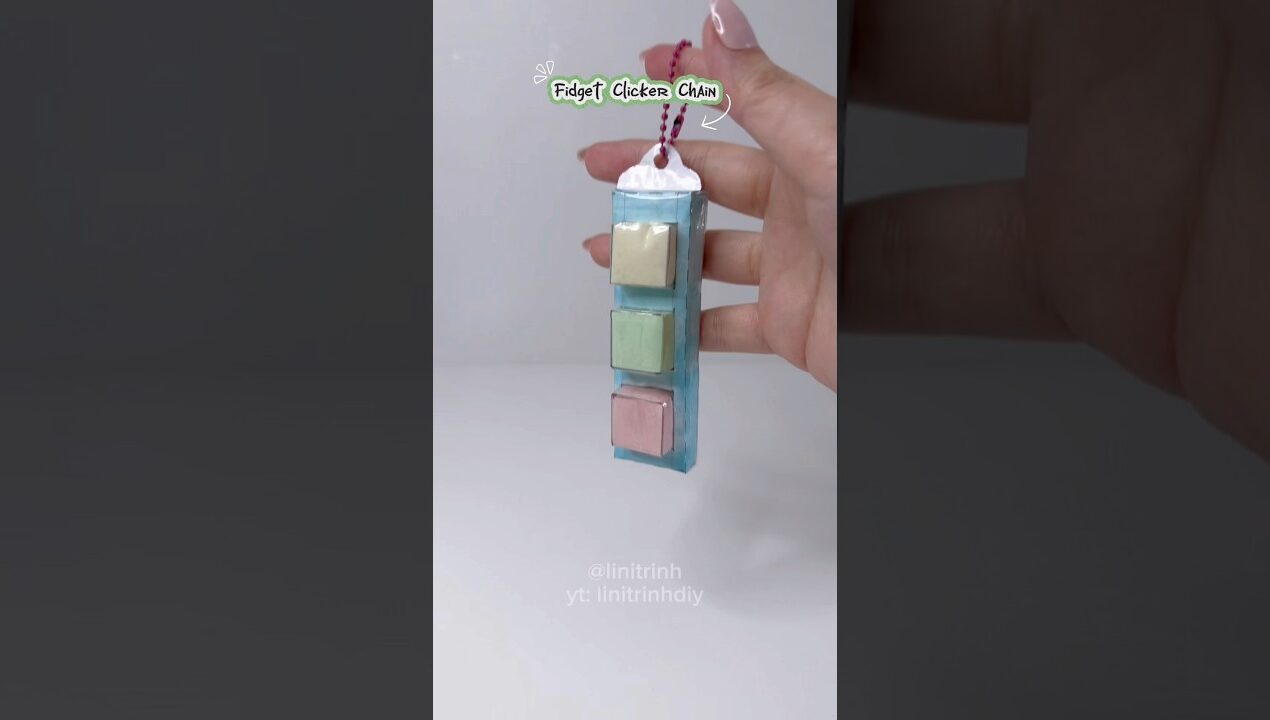 Diy Paper Fidget Clicker Chain Squishy