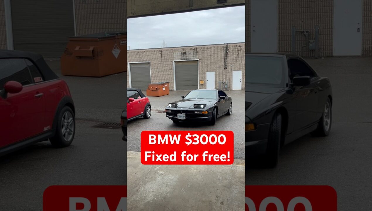 Why replace it when we can fix it? #BMW #E31 #mechanic #diy #vulcanmotorworks