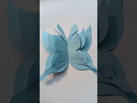 Day 1/7 of Paper Creativity 🎨 #craft #creative #butterfly #shorts #youtubeshorts
