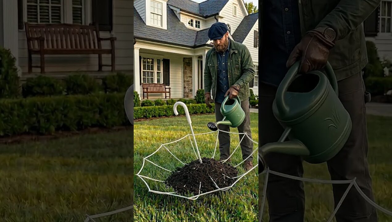 DON'T THROW AWAY Your Old Umbrella! Genius DIY Garden Idea! 🌸 2. SHOCKING! #garden #gardening