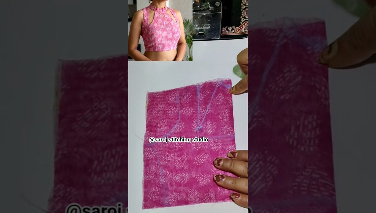 designer blouse cutting#trending#blouse#diy#latest#viralvideo#fashion#shortsfeed#art