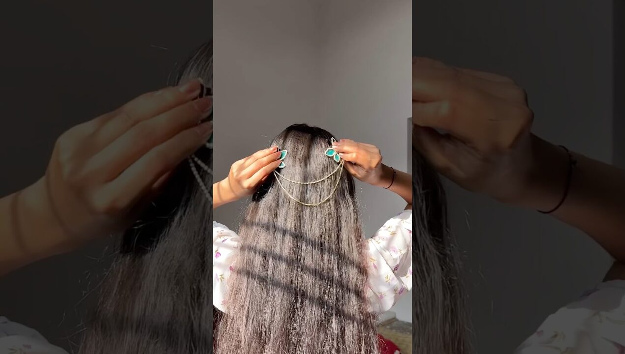 DIY beautiful butterfly hair clip #diy #shorts #clips ￼