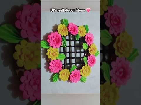 How to make wall decor ideas 💡💖//DIY wall decor ideas 💡💖// #shots #ytshorts #tranding #walldecor