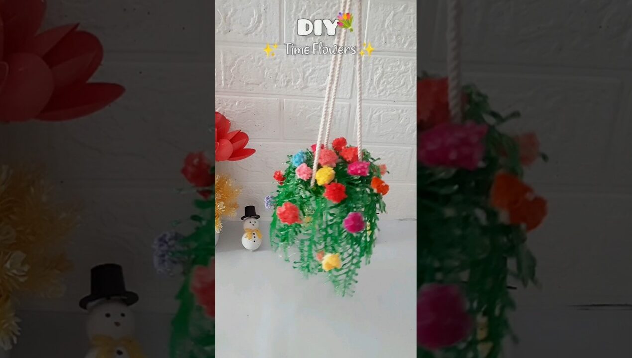 DIY Time Flowers #shorts #viralshorts #flowers #handmade #glueguncraft #craft #viral #trending