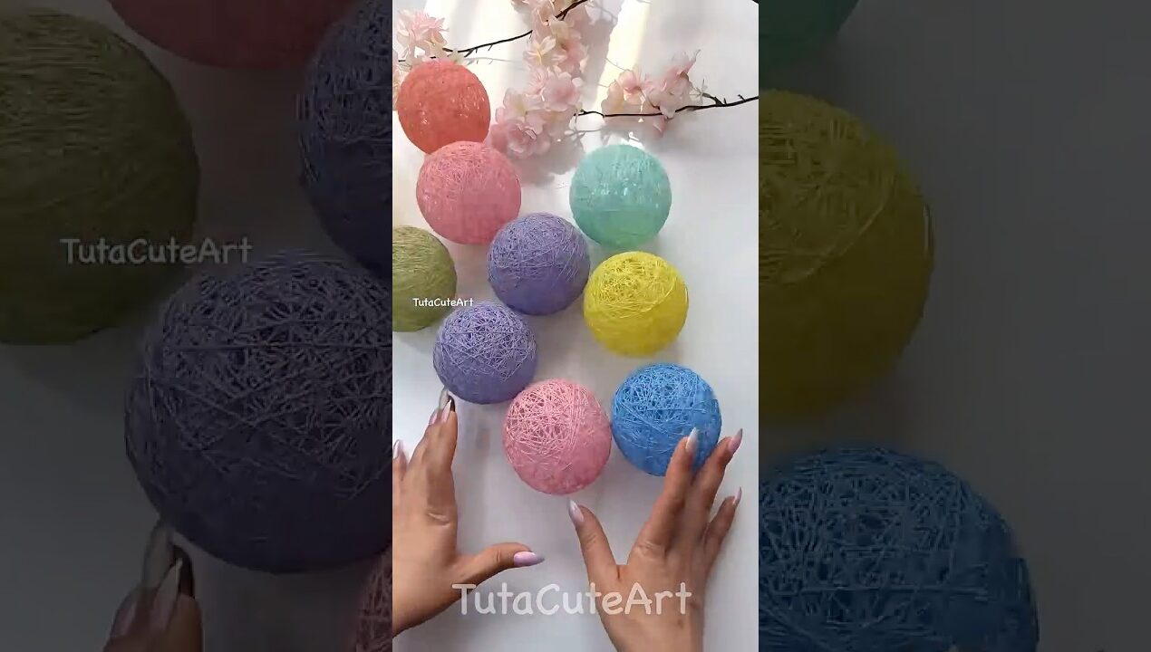 DIY Colorful Hanging Decor ✨
