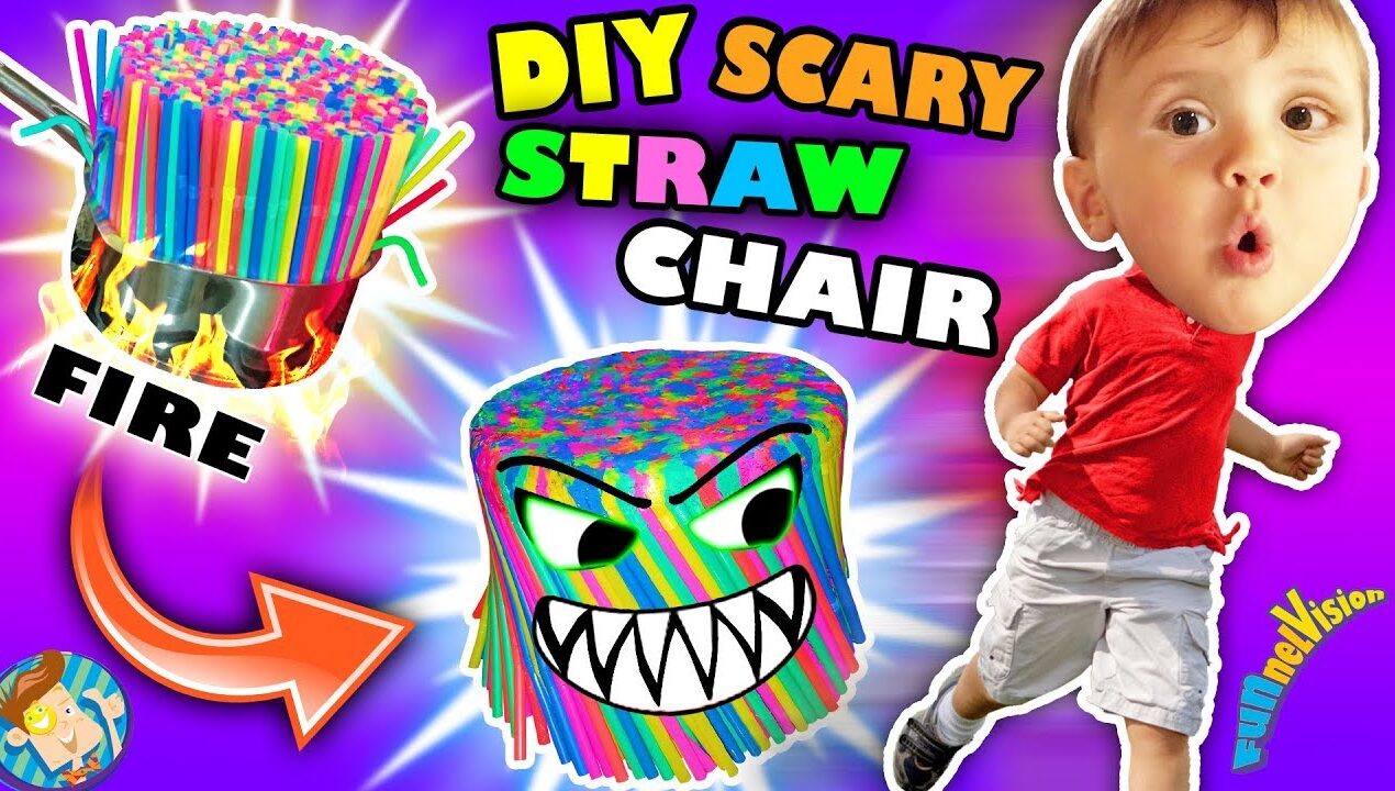 DIY Baby Chair of Straws! Vlog