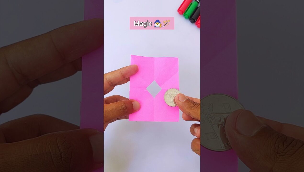 Easy Paper Cutting Magic 🧙‍♂️🪄 Paper DIY Toy #youtubeshorts #satisfying #creativeart #shorts