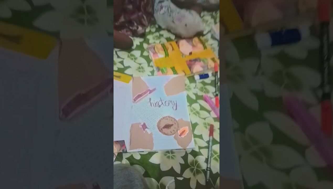 History copy decorated idea #viral #aestheic #diy