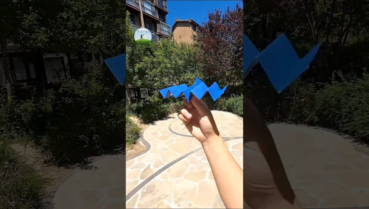 ZigZag Paper Plane ✈️ | Unique Folding Trick Plane 😱🔥 #shorts #diy