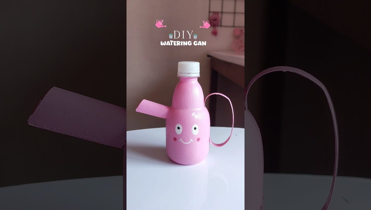 Diy Craft From Waste Bottle 🌷 #shorts #viral #trending #craft #art #aesthetic #diy