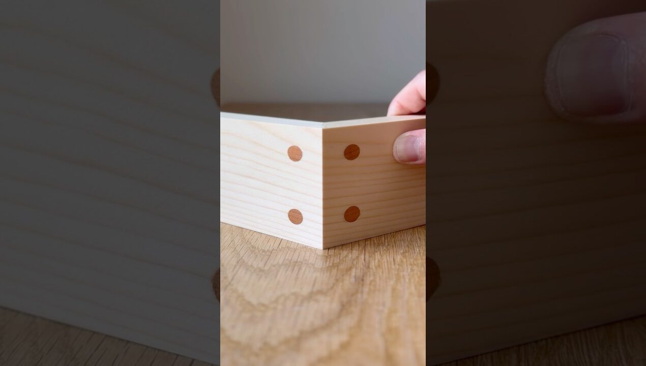 Why is this miter so strong? #shorts #woodworking #diy