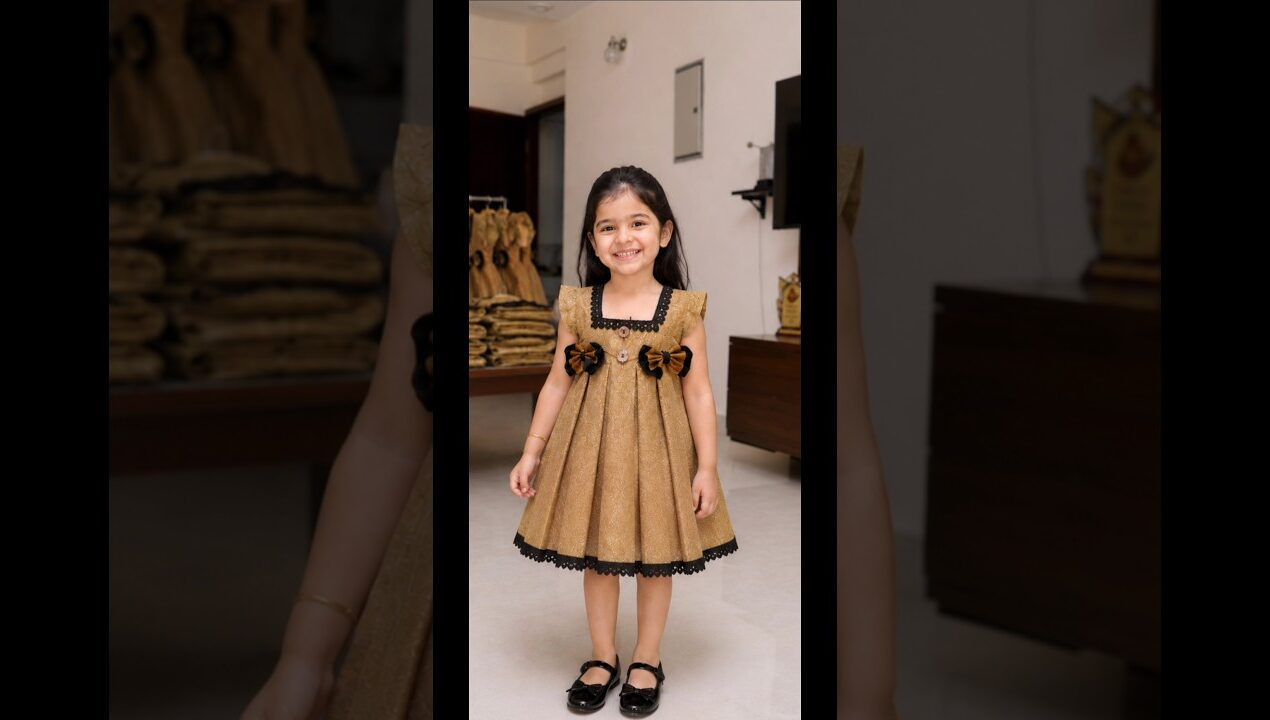 new frock cutting ideas #trending frock #frock design #fashion #diy #frock #shorts #babyfrock ✨
