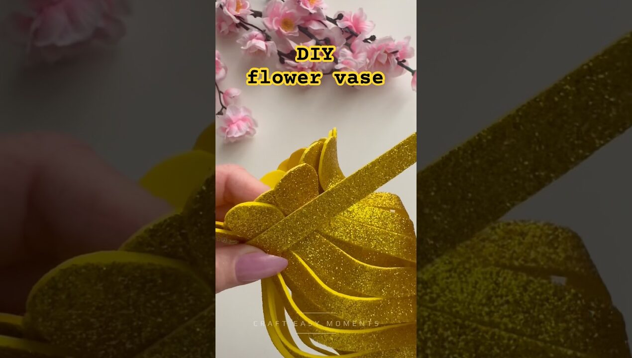 DIY Cute Vase Everyone Wants to Copy #handmade #craftideas #shorts