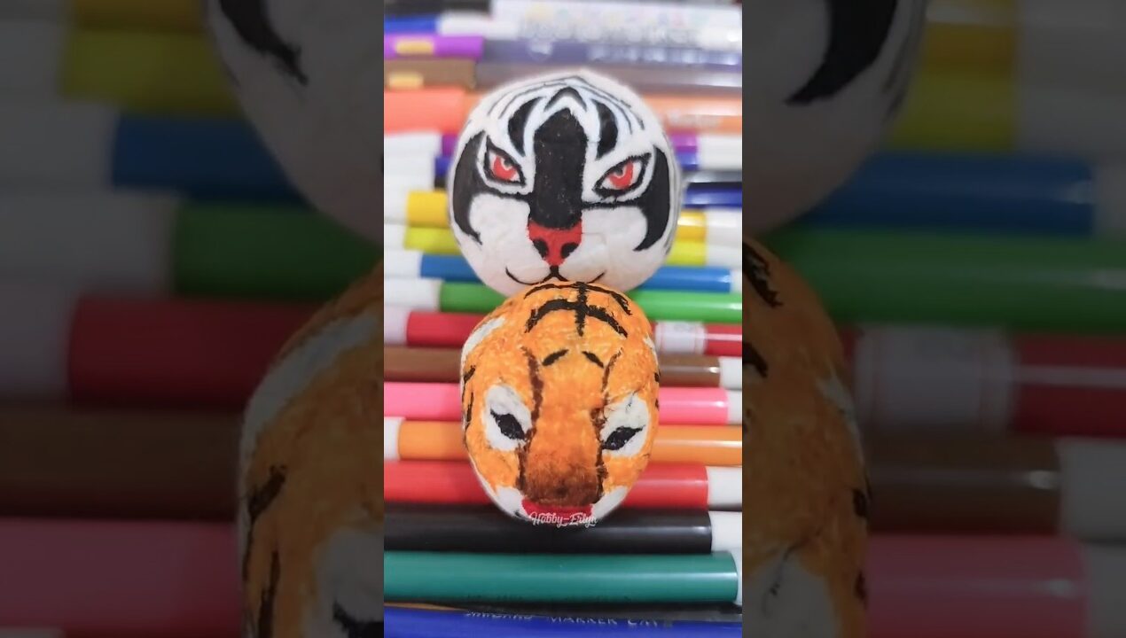 Miniatur Barongan Can Macanan 🐯✨ #diy #craft #shorts #barongan