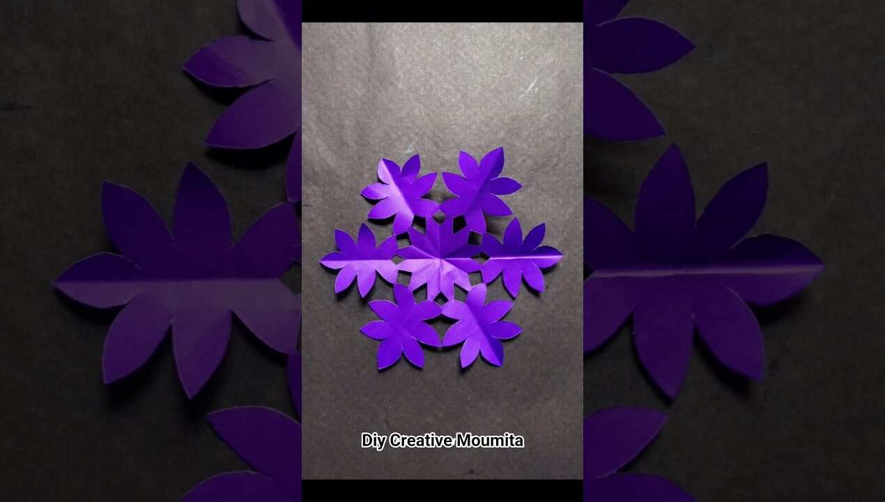 Most Satisfying Paper Cut Flower Ever ✨🔥💯 #artofhandmade #handmade #diy #craft #creative