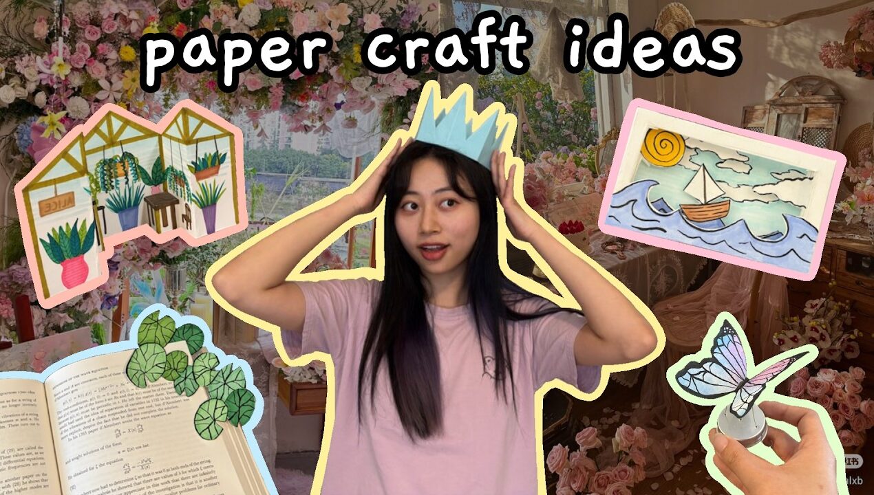 10 creative things to do with paper ˚˖𓍢ִ໋🌷͙֒✧˚.🎀༘⋆ try these ideas if you're bored!