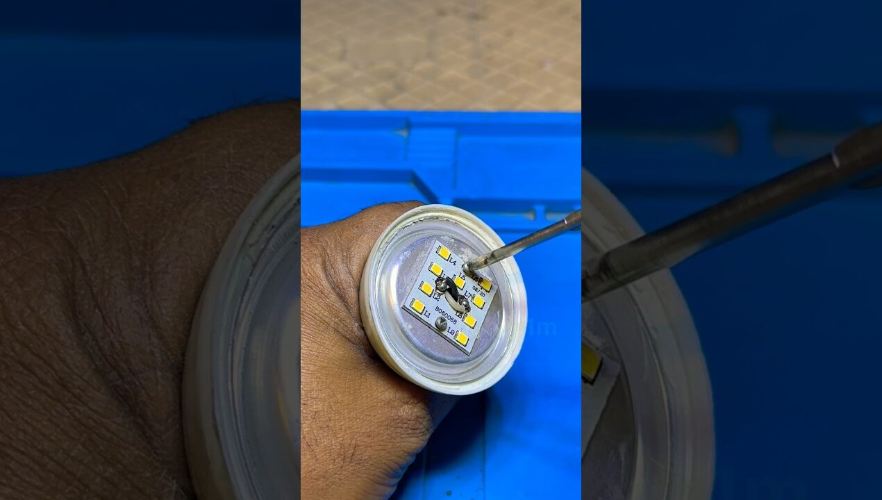 amazing invention from old led bulb #technology #ideas #diy #invention