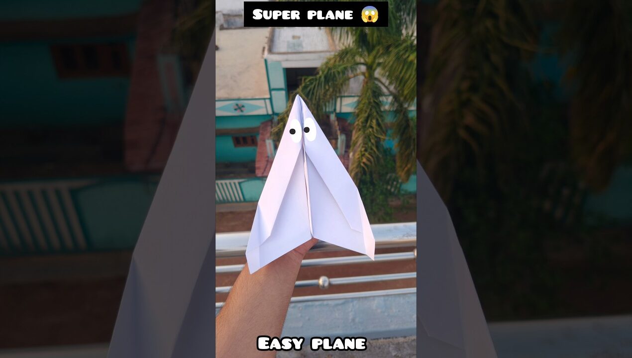 how to make jet plane with craft paper # shorts #diy #paper  #papercraft #trending #origami #usa