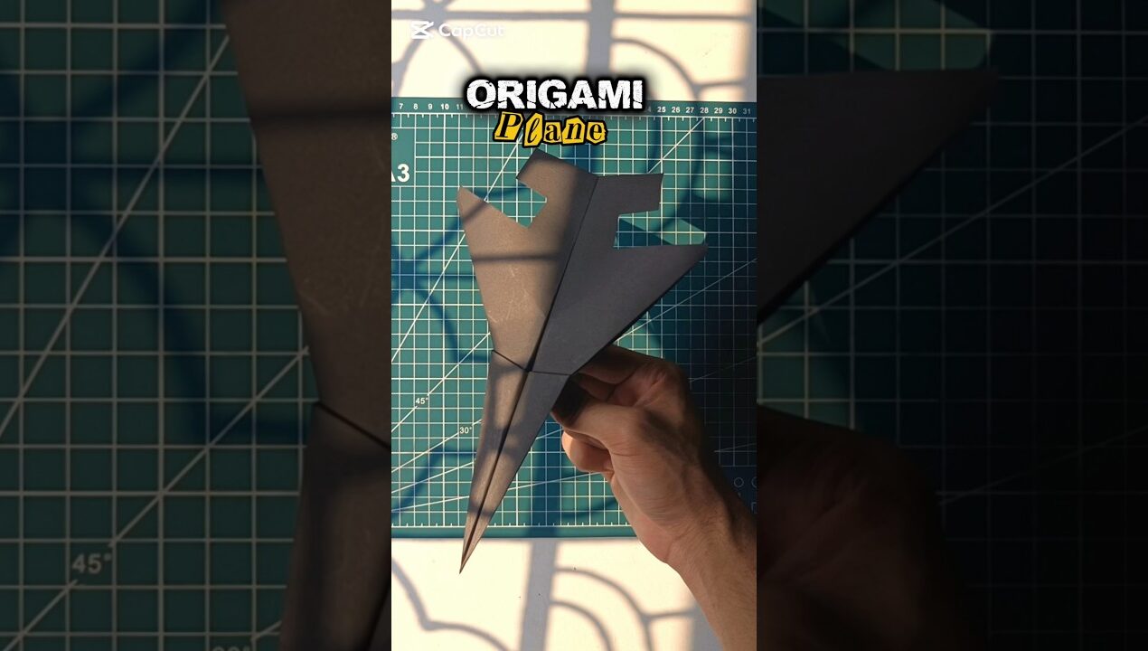 HOW TO MAKE ORIGAMI PLANE ✈️ || EASY DIY CRAFTS IDEAS💡#diy #paper #craft #short #plane #shortvideo