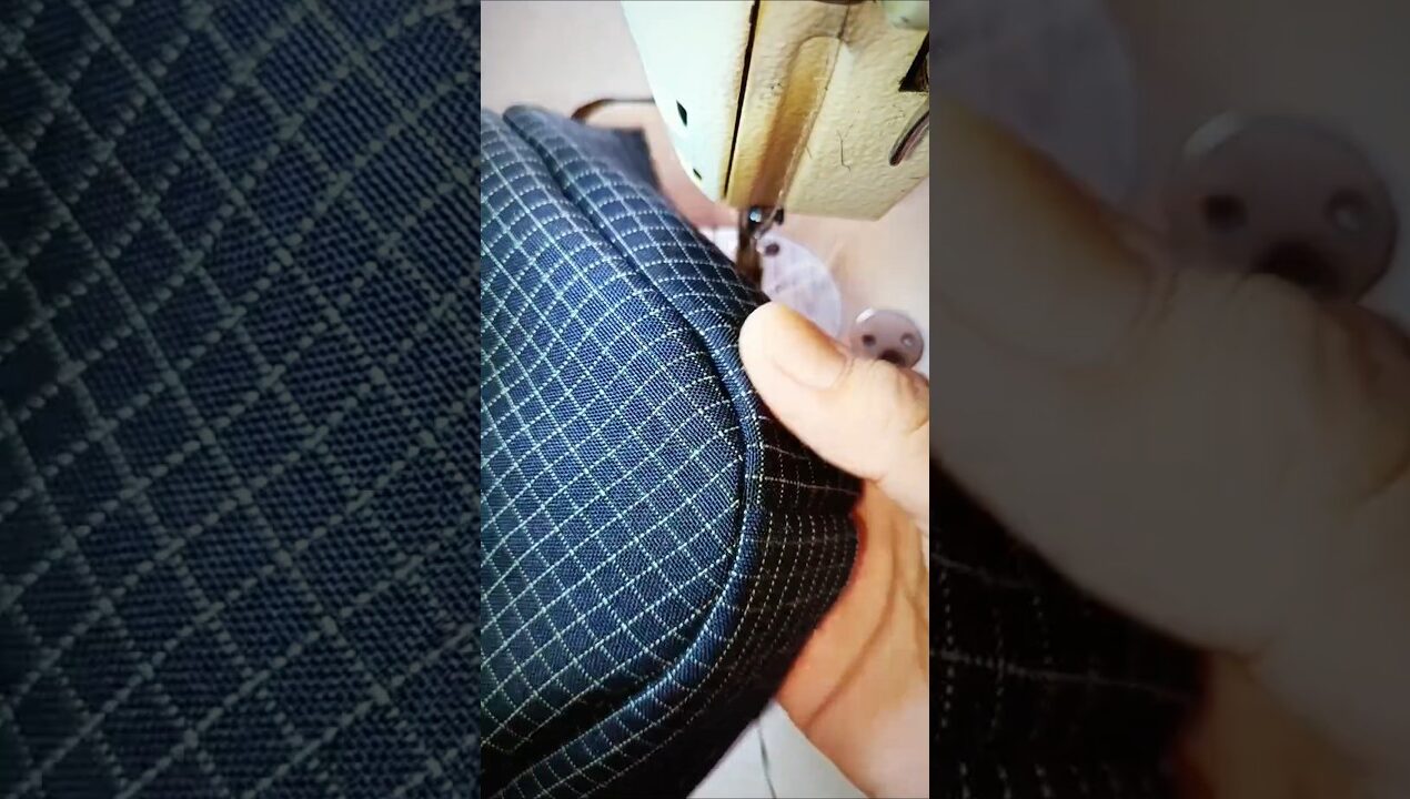 How to Sew a Perfect Curved Corner #shorts #sewing #DIY